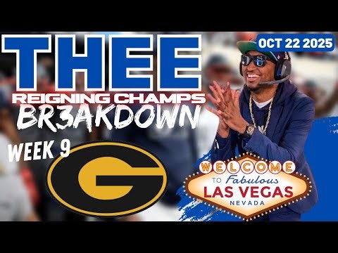JSU vs GRAMBLING in VEGAS! | Week 9 HBCU Football THEE BR3AKDOWN 🔥