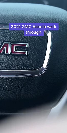 Exploring the 2021 GMC Acadia SLE Features
