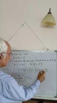 Union of Sets. NCERT Mathematics, Class 11, Chapter 1, Sets.