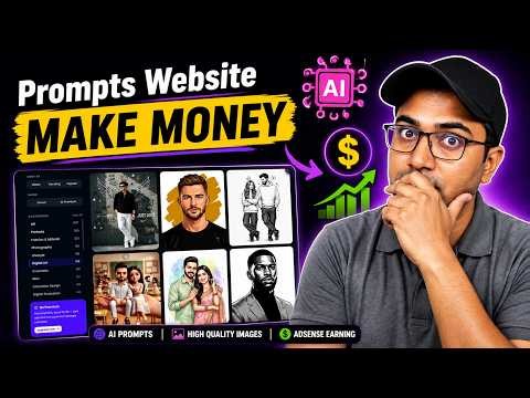I Created a Money-Making AI Prompts Website with Admin Panel | Build Websites with FREE AI Tools