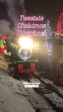 Tweetsie Christmas Throwback from 2018 #tweetsierailroad #train #railroad