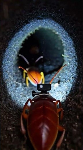 Micro Camera Mounted on Earwig
