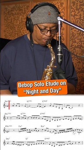 Bebop Solo Etude on “Night and Day” #jazz #altosax #saxophone #music