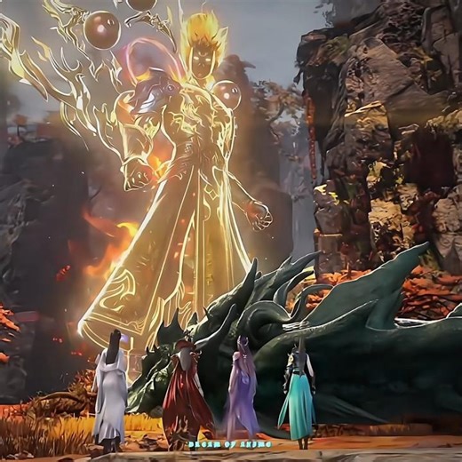 Xiao yan defeated Ancient Heaven Demon Python ☠️ Battle Through the Heavens #btth