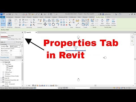 Properties Tab in Revit | Properties tab explained in revit