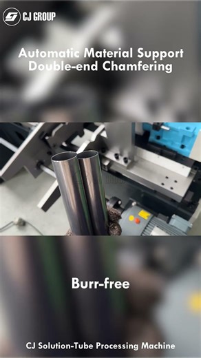 Automatic CNC Tube Chamfering: Burr-Free Ends in Seconds
