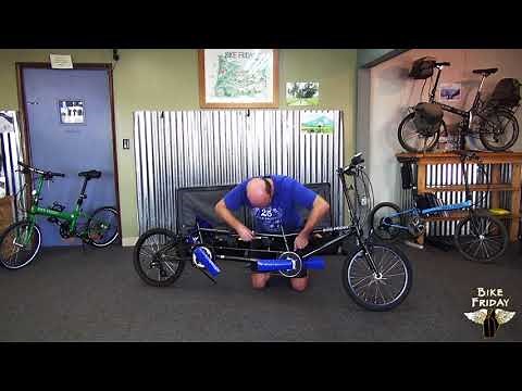 Bike Friday Packing A Family Tandem Bike