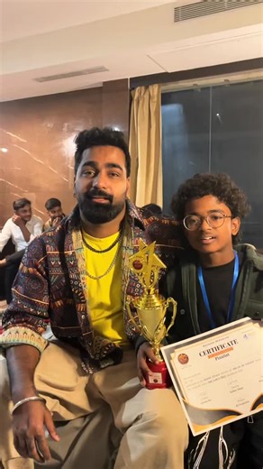 Aarav ⚡️ on Instagram: "Thank you so much sir ji for your kindness encouragement. and 🥺✨🙏🏻 @vabs_blockbusterentertainer Thankyou so much dream to tailent ❤️✨ . . . #tending #dance #winner #fyp #explore #like4like #viralpost #viral"