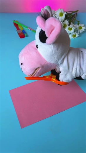 🐮✨ Cute Cow Craft! Easy & Fun #crafts #easy