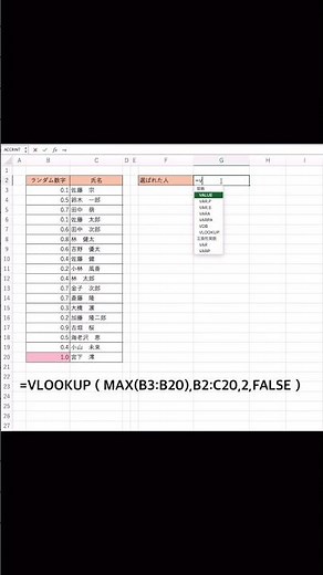 【超簡単】Excelで作れるくじ引き