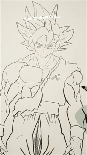 How to Draw Goku Ultra Instinct (MUI) | Step-by-Step Anime ArtFor Speedpaint/Showcase: UNLEASHED