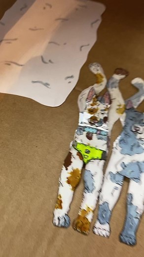 Creative Handmade Paper Cutouts of Dogs and Cats