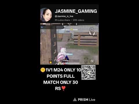 🔥1 v1 With Subscribers 😈 challenge #shorts #bgmi #pubg #jasminebgmi #youtubejasmine #viral