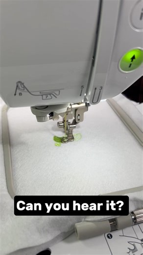 Keroppi ASMR: Satisfying Machine Embroidery Stitches #embroidery #machineembroidery