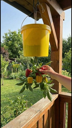 Grow Bell Peppers Upside Down in a Bucket: A Simple Guide