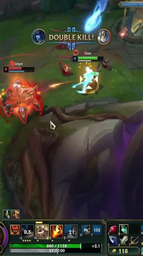 Ez 1v1s Vs Urgot!😎#gnar #leagueoflegends #gnarclips #shorts