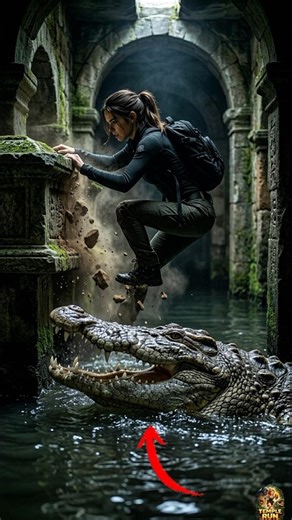 The Flooded Catacombs Saltwater Crocodile