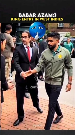 Babar Azam Entry in West Indies for Test Series 😎 #babarazam
