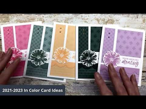2021-2023 In Colors | Monochromatic Card Ideas