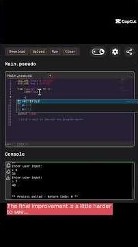 Tricky Past Paper Pseudocode Question #programming #pseudocode #igcse #compsci