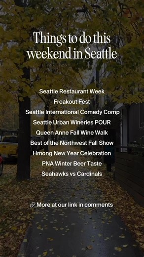 2.3K views · 15 reactions | Have a great weekend and find more details on these fun activities at the link in our comments below ❤️ | Secret Seattle | Facebook