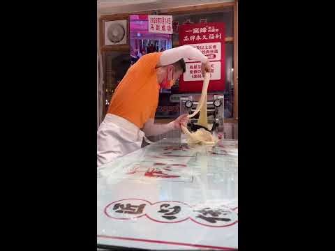 Street Food Livestream | Extruding Egg Noodles with Flair | No Voiceover