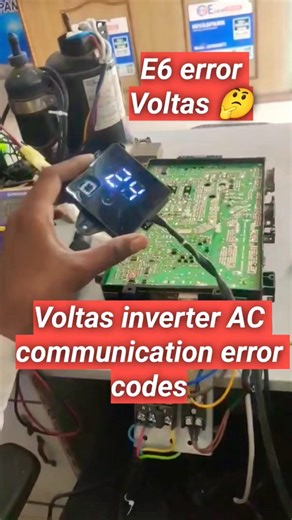 #Voltas #inverter AC #communication#E6 error code