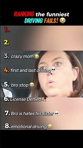Ranking The Most Funniest Driving Fails!😭