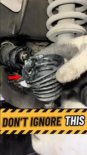 This Torn Tie Rod Boot Will Wreck Your Steering #car #mechanic