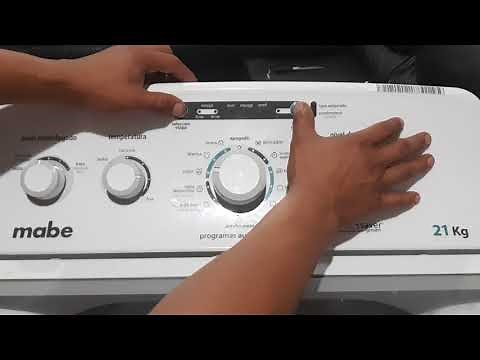 How to repair mabe washing machine that is blocked and 3 leds blink