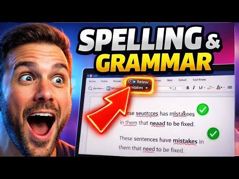 How to Use Spelling and Grammar in MS Word (Step-by-Step Tutorial)