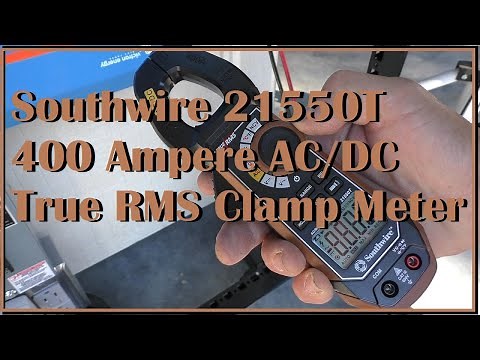 Southwire 21550T True RMS 400 Ampere AC/DC Clamp Meter Spencers-Mountain Solar System Testing