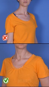 853K views · 15K reactions | Amazing tricks how to downsize a wide neckline easily - for beginners!#2 Miarti 淋✂️ #sewing #tips | Miarti - Wiederverwendung | Facebook