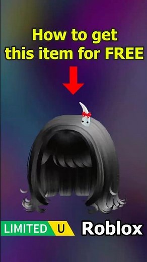 FREE UGC LIMITED - HOW TO GET UGC Lovely white hair on black hair in Be A Hair #roblox #freeugc #ugc