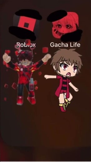Glitch destroy Roblox and Gacha life