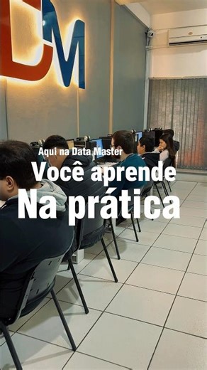Aqui na Data Master 𝐯𝐨𝐜𝐞̂ 𝐚𝐩𝐫𝐞𝐧𝐝𝐞 𝐧𝐚 𝐩𝐫𝐚́𝐭𝐢𝐜𝐚🚀