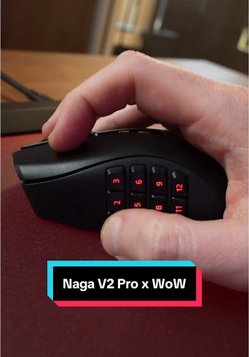 Why wait till your vault to get an upgrade? The Razer Naga V2 Pro is the ultimate wireless MMO mouse and makes keybinding a breeze. With up to 22 programmable controls, make sure you’re prepared for Undermined! #razer #gaming #wow #mmo #nagav2pro #gamingmouse