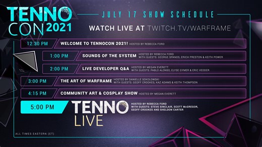 TennoCon 2021 starts Saturday with Warframe expansion reveal