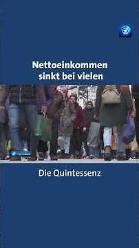 Nettoeinkommen sinkt bei vielen #tagesschau #nachrichten #gehalt #finanzen #netto