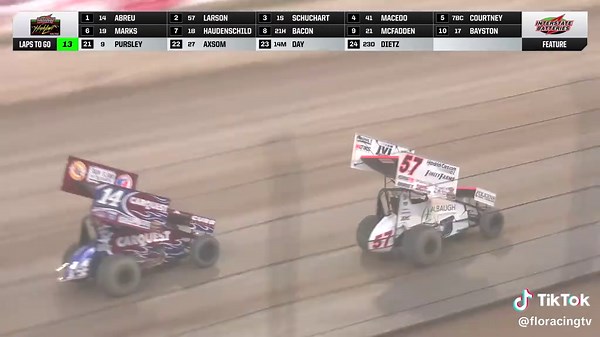Kyle Larson vs Rico Abreu $100,000 Eldora showdown