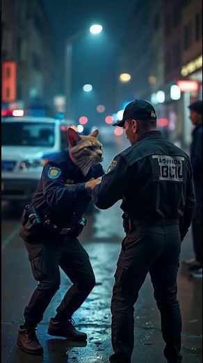 🇺🇸 Hero Cat Cop Saves the Day 🚓 | Epic Police Cat Moment