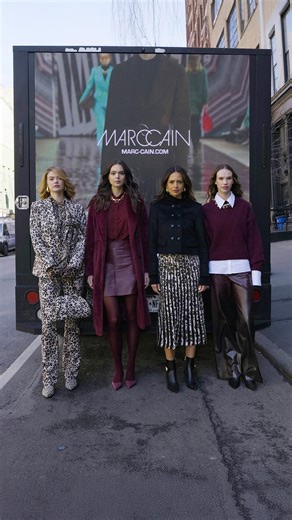 14K views · 285 reactions | Walking through New York - suddenly, a spectacular XL LED truck catches the eye! Our Marc Cain collections conquers the metropolis! | Marc Cain | Facebook