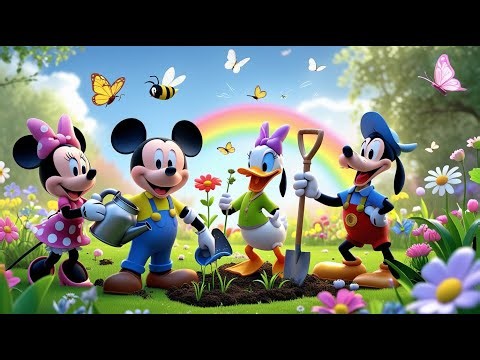 Mickey Mouse & Friends Spring Garden Adventure 🌸🌱 | Kids Cartoon