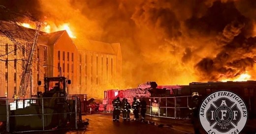 Firefighters begin demolishing building near UMass Amherst campus after fire