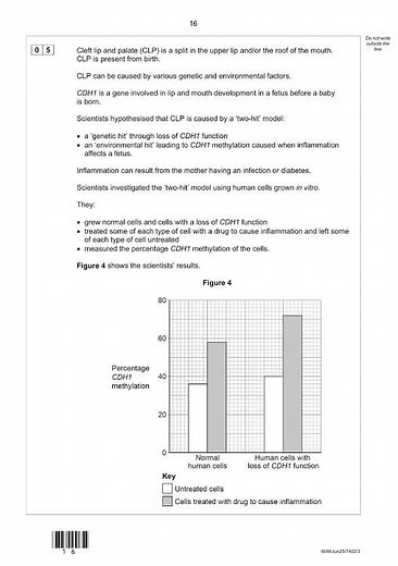 AQA A Level Biology Paper 3 2025