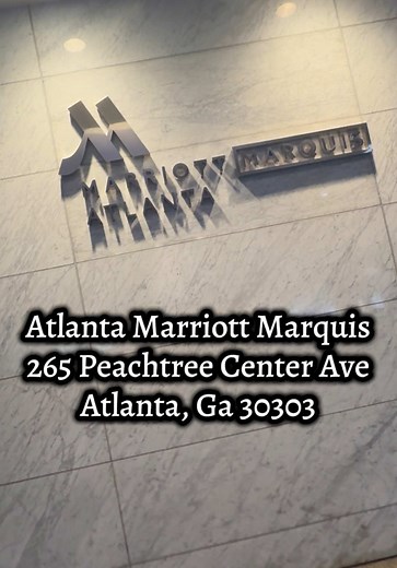 Let me tell you why you should book the Atlanta Marriott Marquis and let me tell you how 😌 definitely a must stay if you’re in town. Click on the location link to book 🤞🏽 #spadays #marriotthotel #hotelroom #hotelspa #sistersister