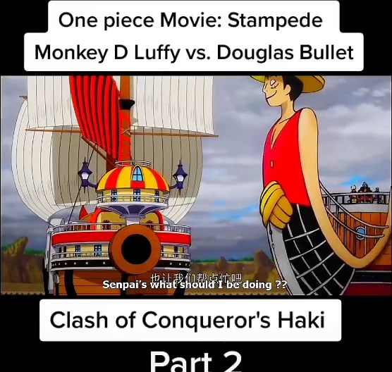 Clash of Conqueror's Haki - Luffy vs Douglas Bullet