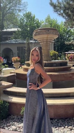 Silver Evening Gown ✨👗 | Grace Collection