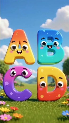 🌈 ABC Alphabet for Kids | Learn A B C D with Cute Cartoons 🐱🐶🎨