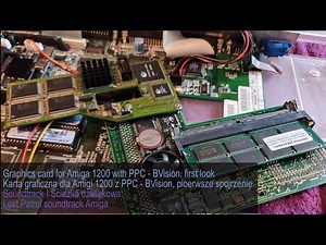 nowy80Retro #196, graphics card for Amiga 1200 with PPC - BVision, first look